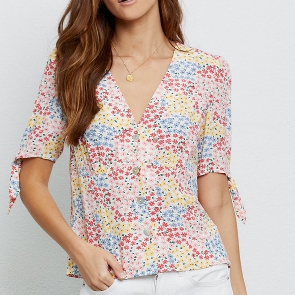 Rails 'Ollie' top in Flower Meadow - Picture 1 of 11